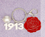 1913 Rose Keychain