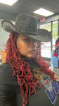 Black Cowboy rhinestone hat