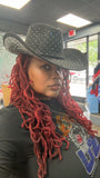 Black Cowboy rhinestone hat