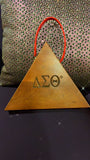 Delta Wooden Pyramid Purse