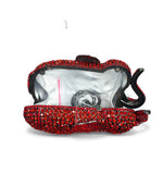 Red Rhinestone Elephant Clutch