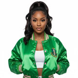 AKA Green Crop Jacket