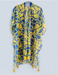 Blue and Yellow Kimono
