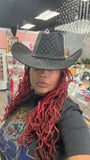 Black Cowboy rhinestone hat