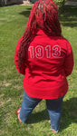 Delta Cargo  Denim Red Jacket/shirt