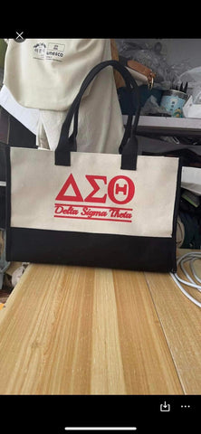 DST Large Canvas Tote