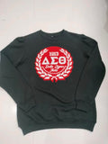 Delta Black Chenille Laurel Sweatshirt