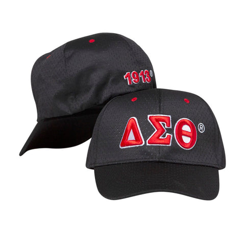 Delta Black Mesh Cap