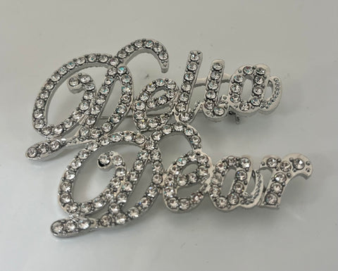 Delta Dear Script Pin