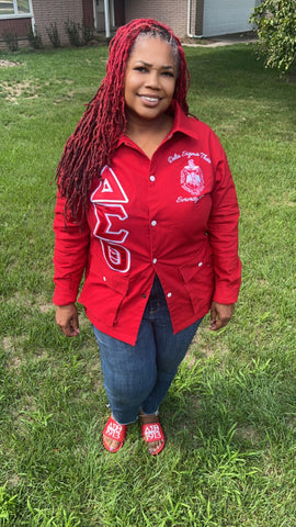 Delta Cargo  Denim Red Jacket/shirt