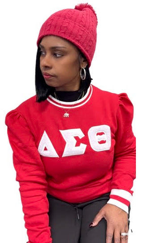 Delta Puffed Sleeve Sweatshirt
