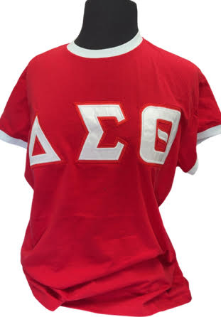 Delta Red Applique Shirt