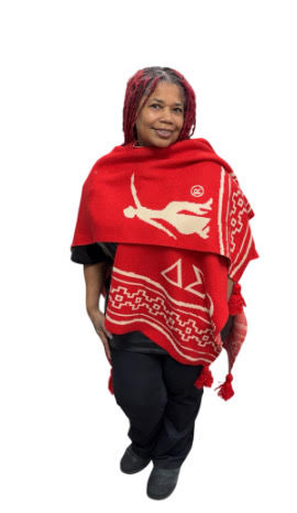 Delta Red and Cream Wrap