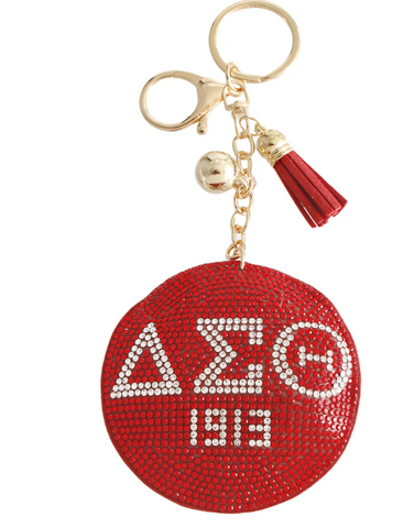 Delta Round Keychain/Purse hook