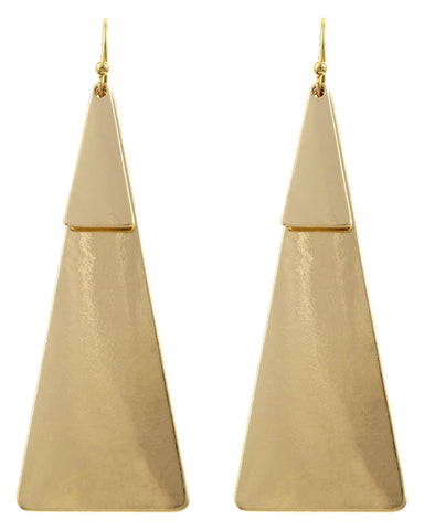 Delta Two Layer Dangling Earring Set