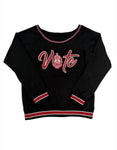 Delta Vote off the Shoulder Sweatshirt