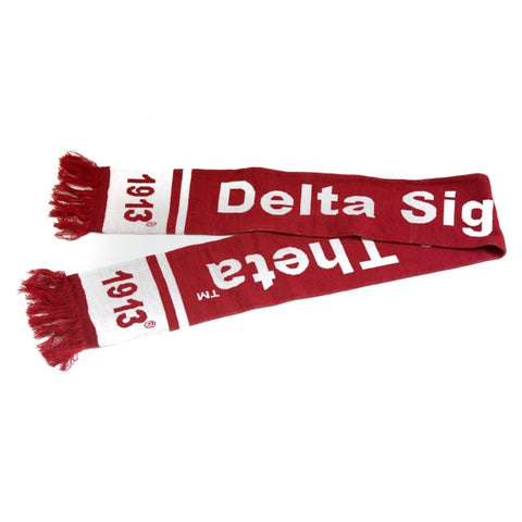 Delta White Scarf