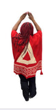 Delta Red and Cream Wrap
