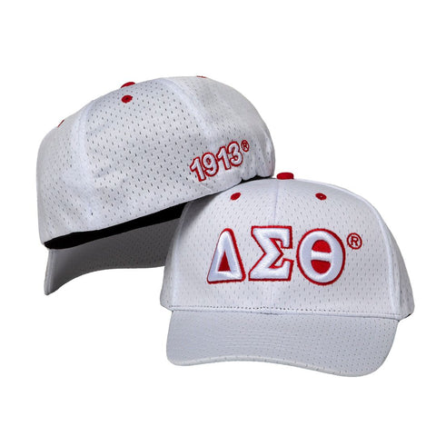 Delta White Mesh cap