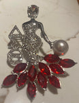 Delta Woman small brooch