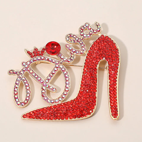 Diva Stiletto Brooch