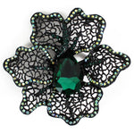 Evergreen Crystal Brooch