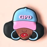 Gamma, phi delta Croc Jibbitz GPD Girl