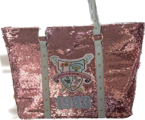 Gamma Phi Delta Sequin Tote