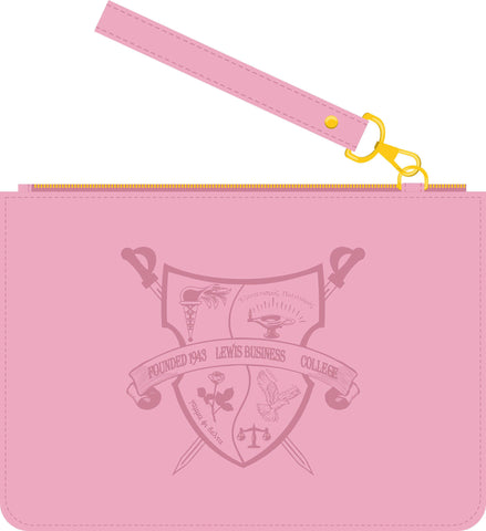Gamma Pink Wristlet Clutch