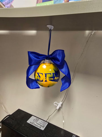 Sigma Gamma Rho Custom Ornament Preorder