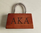AKA Wooden purse