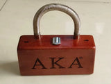 AKA Wooden purse