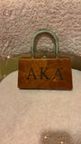 AKA Wooden purse