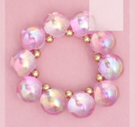 Iridescent Bubble Ball Bracelet