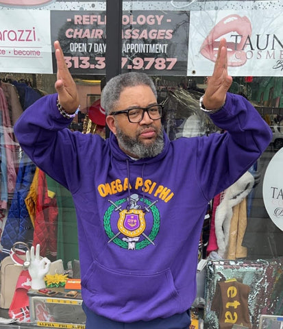 Omega Chenille Shield Hoodie