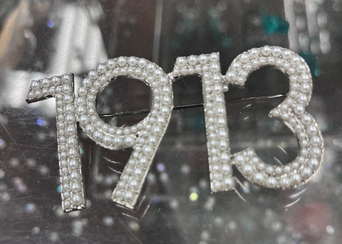 Delta Pearl 1913 Brooch