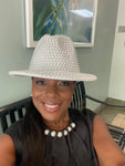 White Pearl Fedora