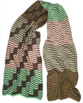Perfect Blend Scarf in Pink and Green