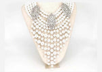 Rhinestones and Pearls Glamorous necklace