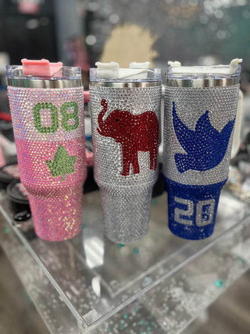 Rhinestone tumblers