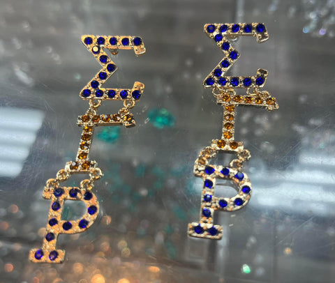 SGRHO Rhineston Dangling Earrings