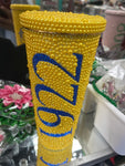 Sigma Gamma Rho pearl  tumbler