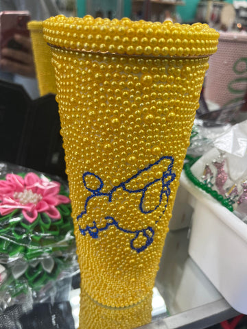 Sigma Gamma Rho pearl  tumbler