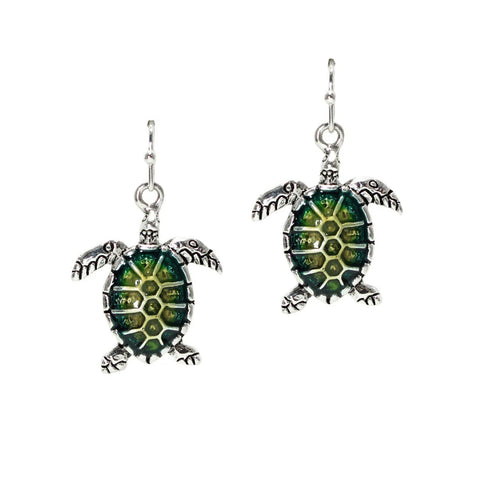 Sea Turtle Dangling Earring