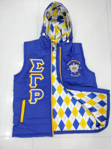 SGRHO Custom Plaid vest