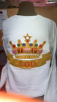 Satin Top Lady Sweatshirt