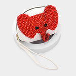 White coin purse Elephant
