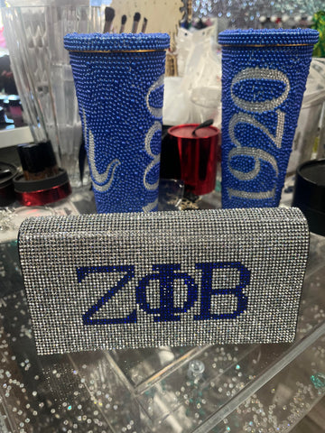 Zeta Rhinestone Clutch