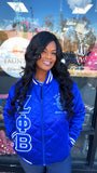 Zeta Diamond  Satin Jacket