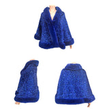 Blue sequin wrap